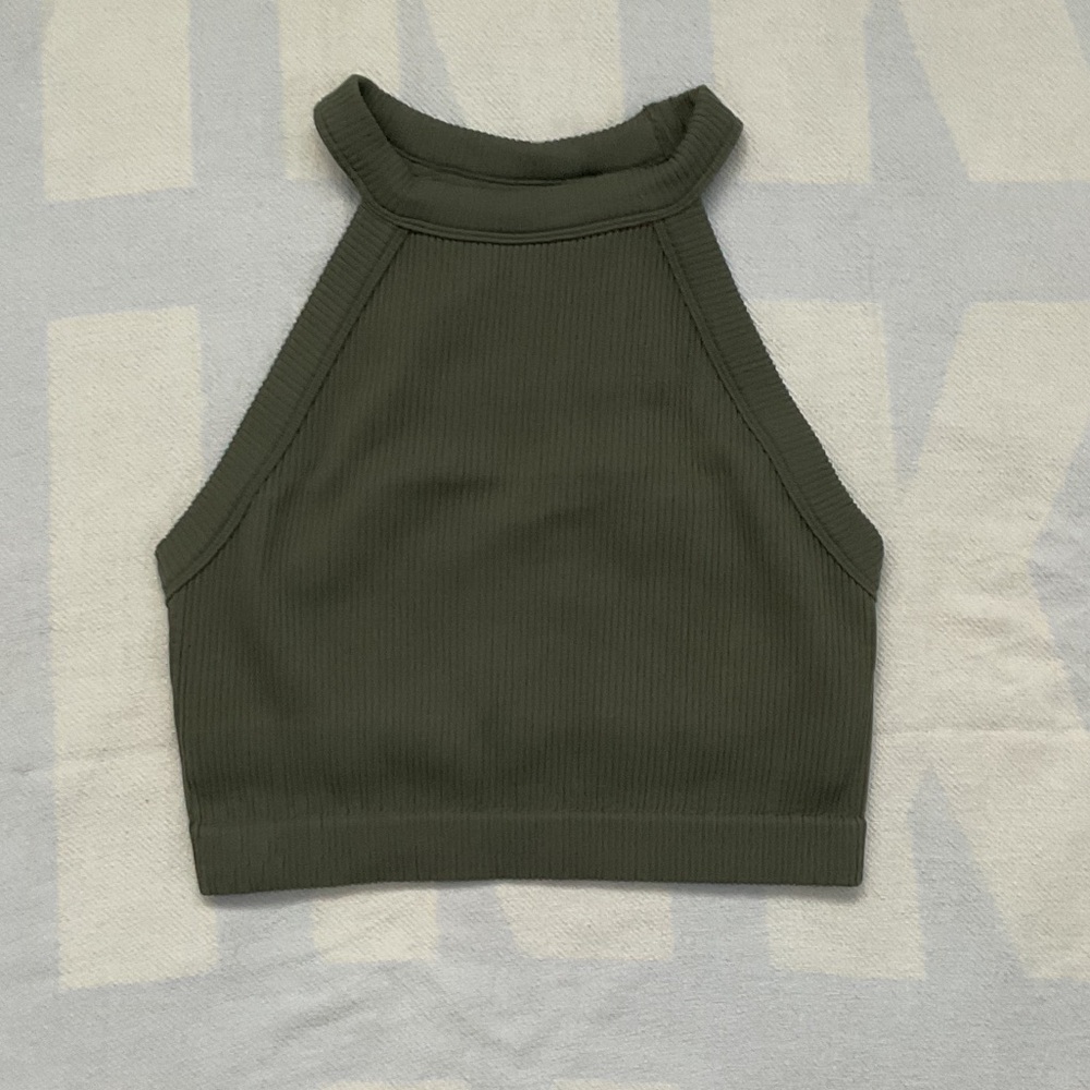 Aerie Ribbed Racerback Crop Top